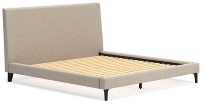 Cielden King Upholstered Bed with Roll Slats Cheap