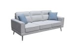 BRENTWOOD SOFA W ACCENT PILLOWS-GRAY For Cheap