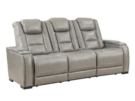 BRECKENRIDGE SOFA  W  PWR FR & HR-LT GRAY on Sale