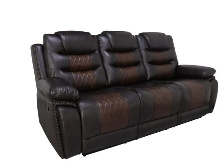 NIKKO  SOFA W PWR FR-BROWN Supply