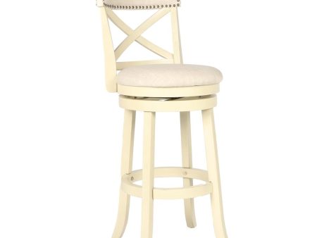 YORK 29  BAR STOOL-WHITE For Discount