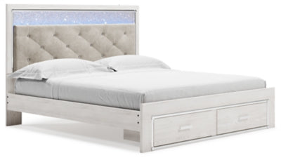 Altyra King Upholstered Storage Bed For Sale