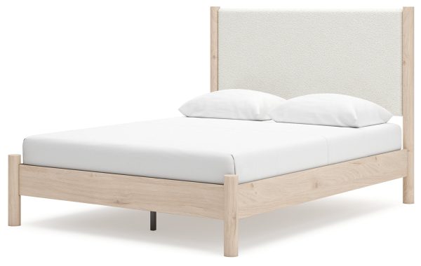 Cadmori Queen Upholstered Panel Bed Online