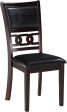 GIA 5 PC 48  RECTANGLE DINING TABLE & 4 CHAIRS-EBONY Sale