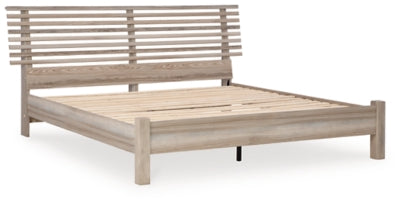 Hasbrick King Slat Panel Bed Fashion