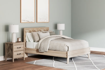 Battelle Queen Panel Platform Bed For Discount