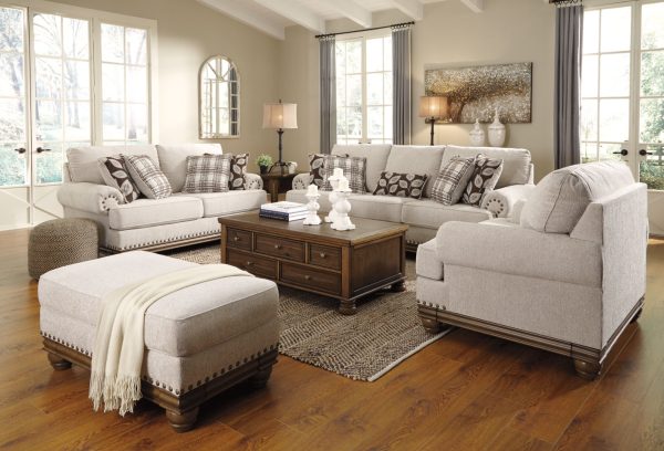 Harleson Sofa and Loveseat with Chair and Ottoman Hot on Sale