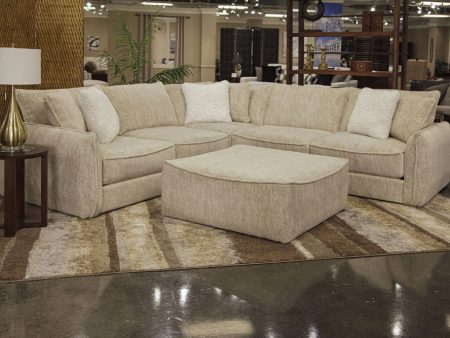 Bucktown 4 Piece Sectional Sofa - PARCHMENT Sale